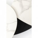 Table basse Franklin 150x58cm effet marbre blanc Kare Design