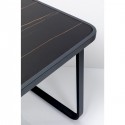 Table de jardin Santos 143x83cm noire Kare Design