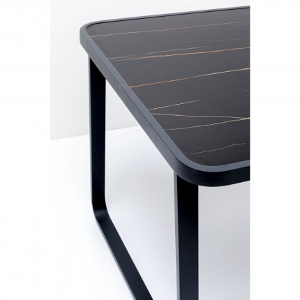 Table de jardin Santos 143x83cm noire Kare Design