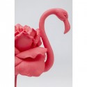Déco flamant rose fleur 42cm Kare Design