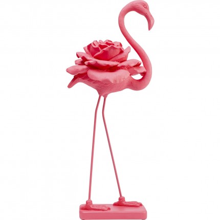 Déco flamant rose fleur 42cm Kare Design