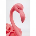 Déco flamant rose fleur 42cm Kare Design