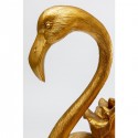 Déco flamant doré fleur 63cm Kare Design