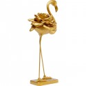 Déco flamant doré fleur 63cm Kare Design