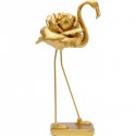 Déco flamant doré fleur 42cm Kare Design