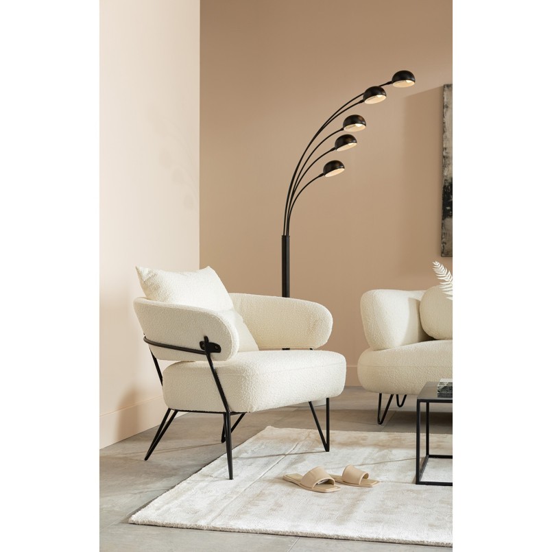 Floor Lamp  Five Fingers Black Matt Kare Design