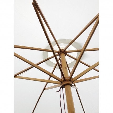 Parasol en bois 300cm écru Gescova