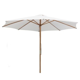 Parasol en bois 300cm écru Gescova