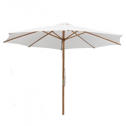 Parasol en bois 300cm écru Gescova