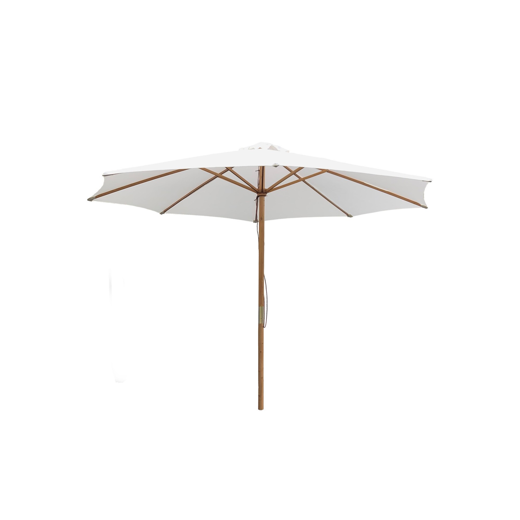 Parasol en bois 300cm écru Gescova