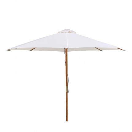 Wooden parasol 300cm ecru Gescova