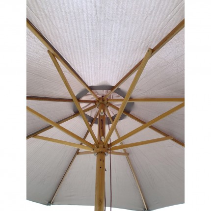 Parasol en bois 300cm taupe Gescova