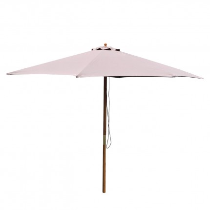 Parasol en bois 300cm taupe Gescova