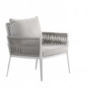 Salon de jardin Elba blanc Gescova