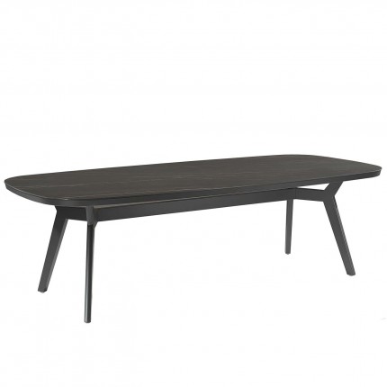 Table de jardin Mali 260x120cm noire Gescova