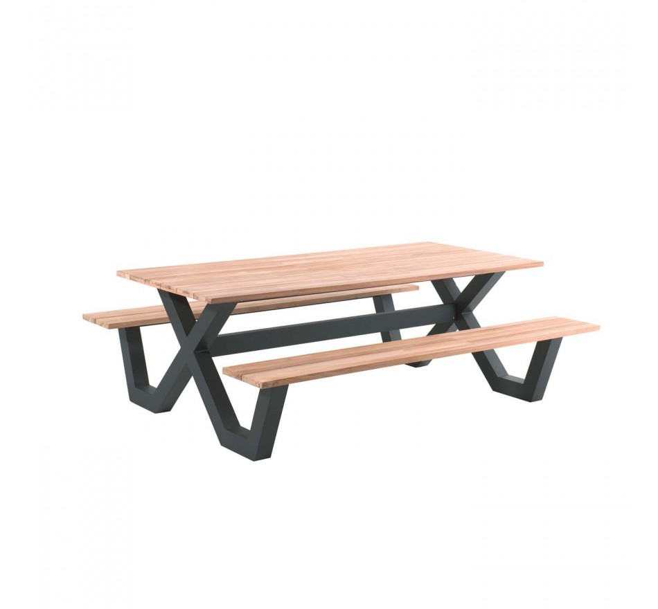 Picnic Table Carelli black Gescova Picnic Table Carelli black Gescova
