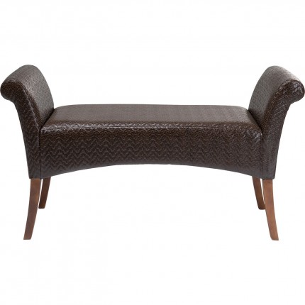 Banc Motley ZigZag marron Kare Design