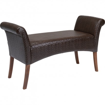 Banc Motley ZigZag marron Kare Design