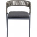 Chaise de jardin Lexi grise Kare Design