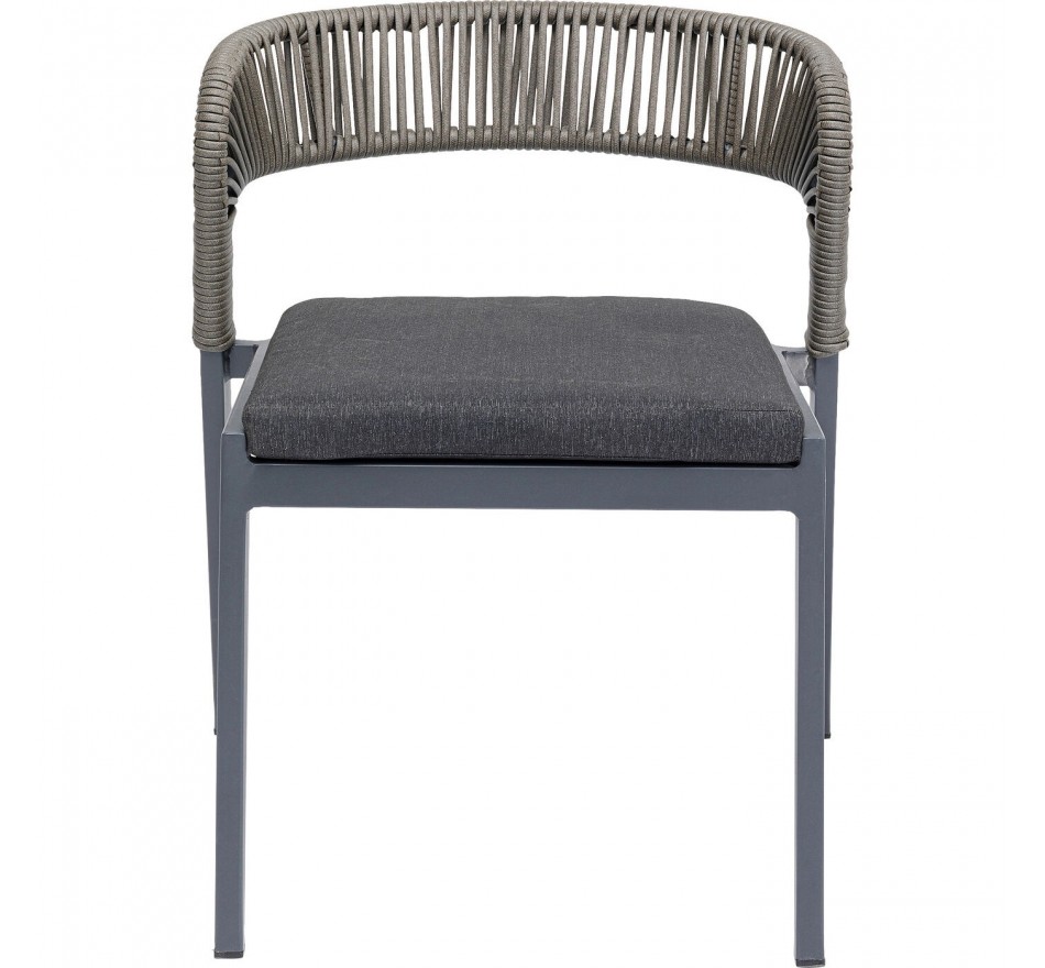 Chaise de jardin Lexi grise Kare Design