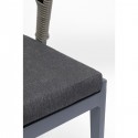 Chaise de jardin Lexi grise Kare Design
