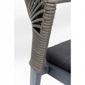 Chaise de jardin Lexi grise Kare Design