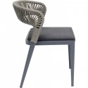 Chaise de jardin Lexi grise Kare Design