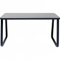 Table de jardin Santos 143x83cm noire Kare Design