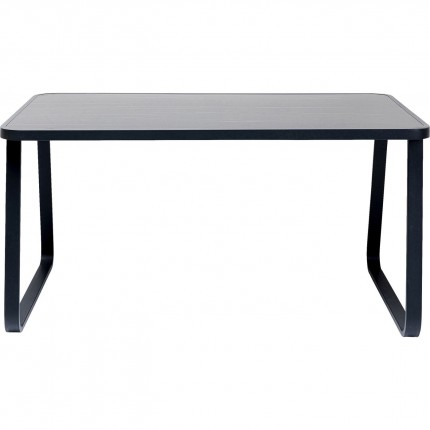 Table Santos 143x83cm noire Kare Design