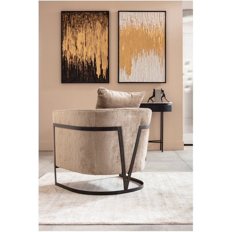 Peinture à l'huile Frame Abstract blanche 80x120cm Kare Design