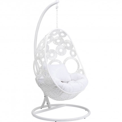 Fauteuil suspendu Ibiza blanc Kare Design