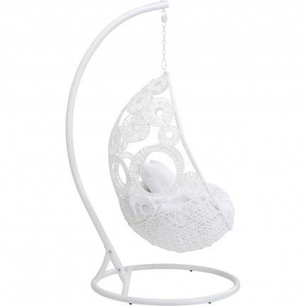 Fauteuil suspendu Ibiza blanc Kare Design