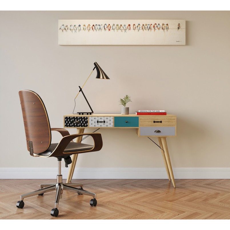 Chaise de bureau Patron noyer Kare Design