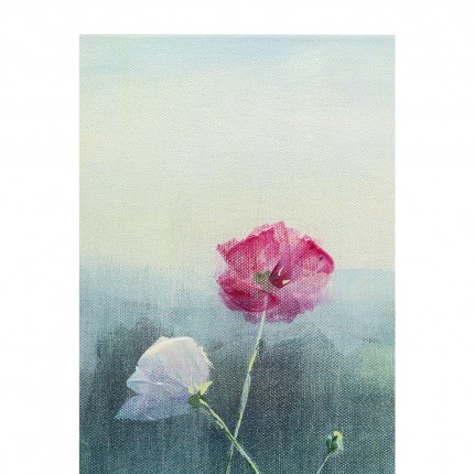 Tableau champ de fleurs 120x120cm Kare Design