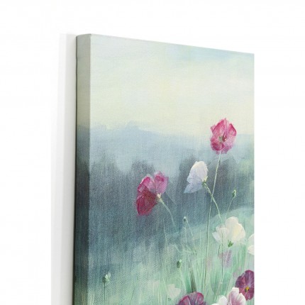 Tableau champ de fleurs 120x120cm Kare Design