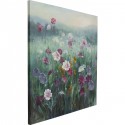 Tableau champ de fleurs 120x120cm Kare Design