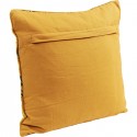 Coussin Silja ocre et noir Kare Design