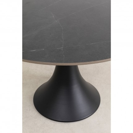 Table Grande Possibilita 120cm noire et grès Kare Design