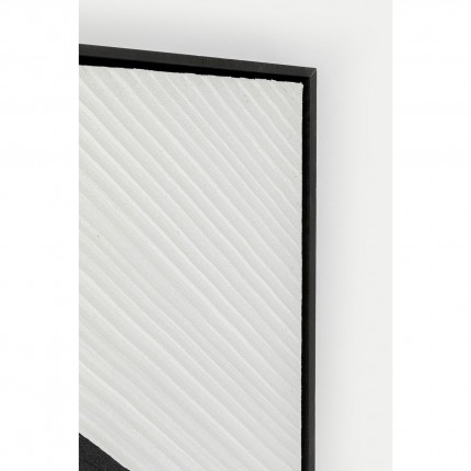 Tableau Frame Modulo noir et blanc 100x100cm Kare Design