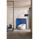 Fauteuil pivotant Peppo Lounge crème Kare Design