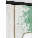 Tableau Frame Dust vert 120x120cm Kare Design