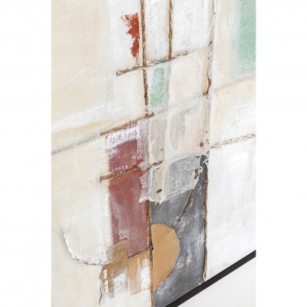 Tableau Frame Dust vert 120x120cm Kare Design