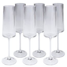 Flûtes à champagne Riffle set de 6 Kare Design