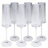 Flûtes à champagne Riffle set de 6 Kare Design
