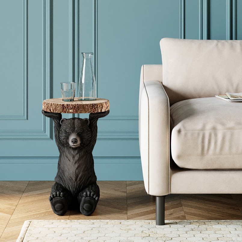 Side Table Animal Bear  Ø40cm Kare Design