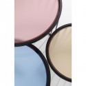 Tables d'appoint Rainbow set de 3 Kare Design
