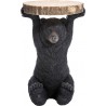 Table d'appoint Animal ours noir Kare Design