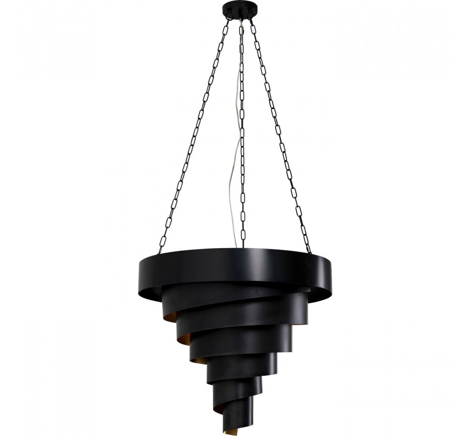 Suspension Spiral Catch noire Kare Design