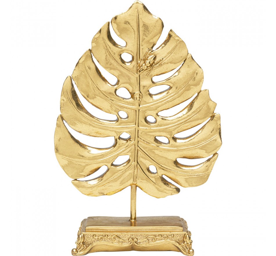 Déco feuille de Monstera dorée Kare Design