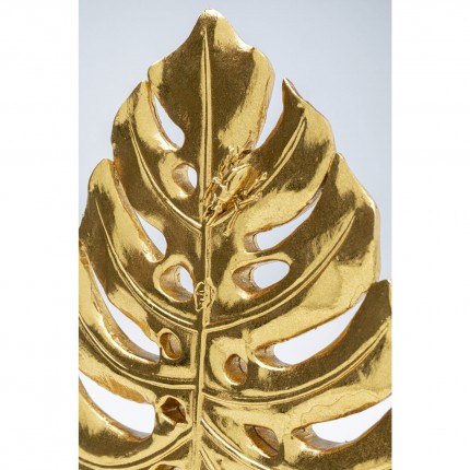 Déco feuille de Monstera dorée Kare Design
